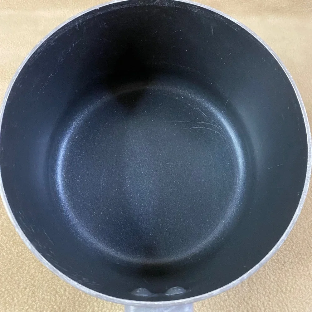 T-fal 3qt Black Nonstick Saucepan Small Cooking Pot w/Glass Lid Kitchen Cookware